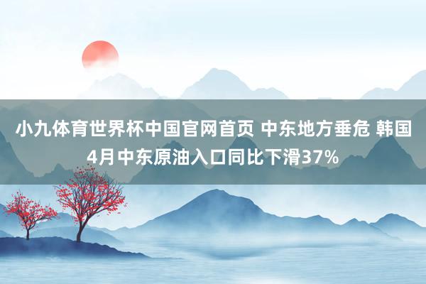 小九体育世界杯中国官网首页 中东地方垂危 韩国4月中东原油入口同比下滑37%