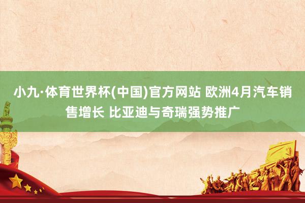 小九·体育世界杯(中国)官方网站 欧洲4月汽车销售增长 比亚迪与奇瑞强势推广