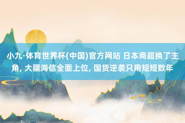 小九·体育世界杯(中国)官方网站 日本商超换了主角, 大疆海信全面上位, 国货逆袭只用短短数年